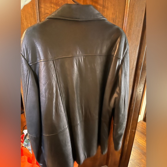 Authentic Adler Leather Coat - Picture 3 of 4